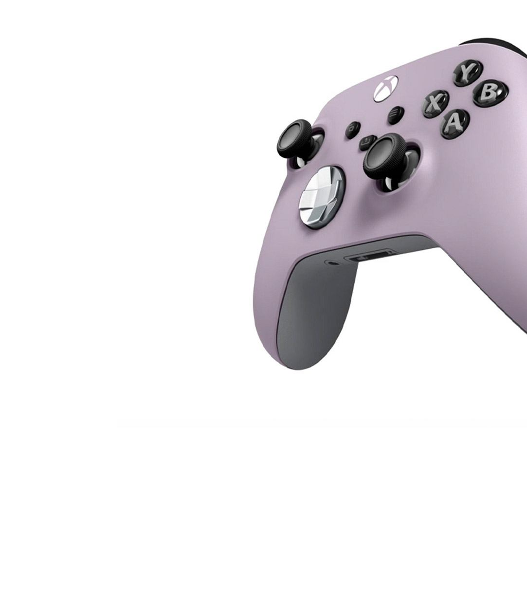 Xbox Design Lab controller spinning and changing colours, featuring new grips, triggers and dpads.
